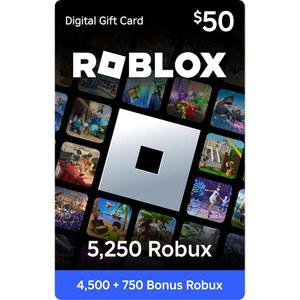 로블록스 디지털 기프트 카드 - 5,250 Robux [전용 가상 아이템 포함] [디지털 코드]