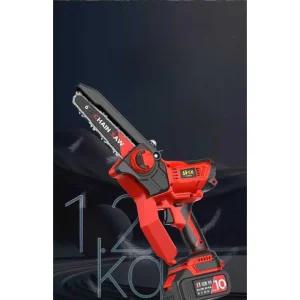 충전식 무선 전기톱 충전톱 휴대용 전기 한손 기계 체인톱