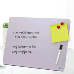 책상스탠드 자석메모보드 화이트정리판 데스크메모칠판 40x30cm