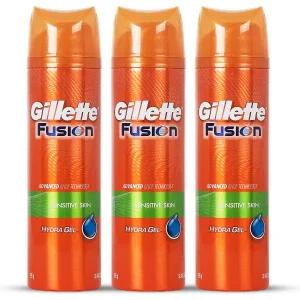 질레트 퓨전 하이드라 센서티브 스킨 쉐이빙젤 200ml(195g) 3개