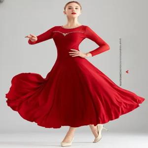 모던댄스드레스 여성댄스복 사교댄스 댄스 원피스 모던 드레스 무대 여성용 사교 디자인