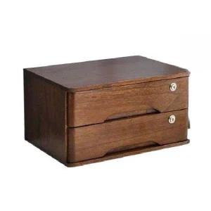 책상 원목 서랍장 잠금장치 2단 3단 4단 미니 책상위 이동식 사무실 원목생태판 침실