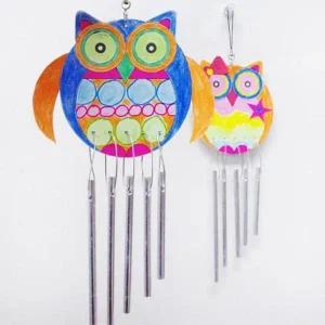 [셀러허브]부엉이 모양 바람에 소리나는 윈드벨 만들기 5p K00209 (S31264578)