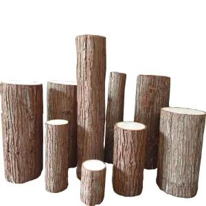 가짜 원형 통나무 매장 실내 장식품 야외 소품 글램핑장 의자 벽장식