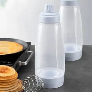 호떡 반죽통 소스통 반죽 붕어빵 투명 베이킹 셰이커