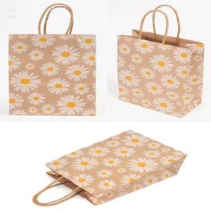 글라라상점 꽃무늬 종이 쇼핑백 기업쇼핑백