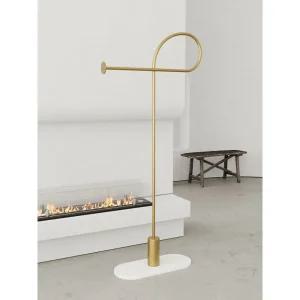 튼튼한 이동식 의류 매장 싱글 행거 골드행거 모던 인테리어 대리석 스탠드 거실용 옷걸이
