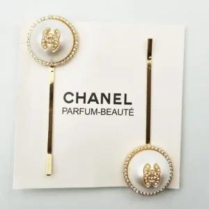 샤넬 뷰티 넘버5 진주 머리핀 큐빅 머리핀 / 헤어핀