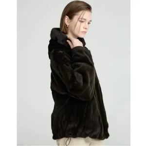 [닥스][25FW][LUXURY FUR]리버시블위즐밍크후드하프코트 DLCO5D654_s