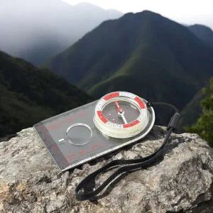 등산 나침반 군용 지도 탐사용 미니 산악나침반 길찾기나침판