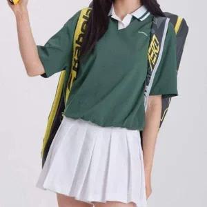 여자 테니스 데일리 헬스 반팔티 클래식 러닝 운동 티