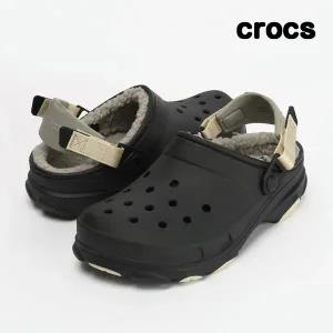 [크록스] 올터레인 라인드 클로그 성인 샌들 블랙 207936-001