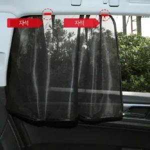 자동차햇빛가리개 차창문햇빛가리개 자석 4개세트 (49RgW)