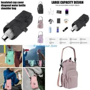 수자원 드로우 가능한 스포츠 스트링 열 등산장비 물병 900D 숄더백 스트랩이있는 조절 가방