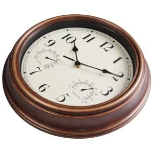 표시되는 뛰어난 습도계가 게이지 벽온도계 12 튜닝용품 내구성이 및 시계 방수 복고풍 실내/실외용