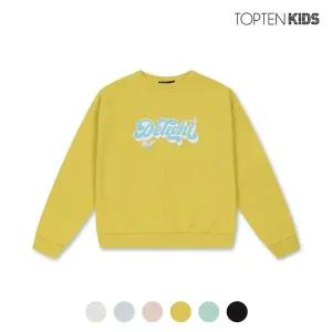 [탑텐키즈] 여아 더블니트 레터링 맨투맨_MKB3TR2201