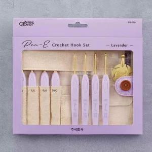 크로바 코바늘 크로셰 세트 라벤더