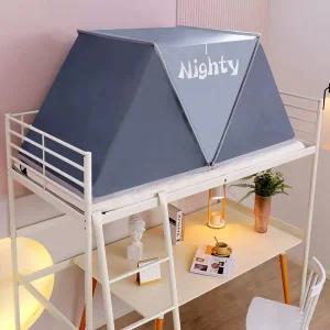 2단 벙커침대위 모기장 돔텐트 벙커