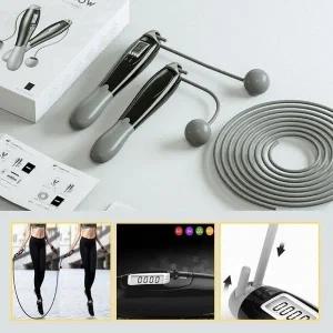 디지털 줄넘기 카운터 탑재 실내외 유산소 운동기구 LCD 모드 자동계수 (WFKMUN0)