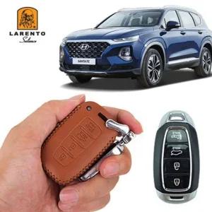 싼타페TM 차 키케이스 자동차 키커버 천연가죽 스마트키케이스