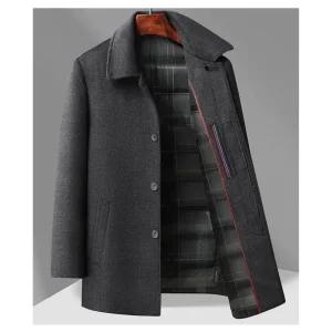 남성반코트 남자 모직 트렌치 캐주얼 하프코트 하프 정장