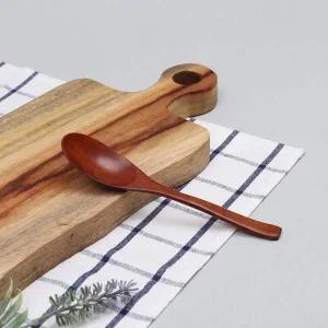 [셀러에이드]로즈우드 옻칠 우동스푼 중 나무숟가락