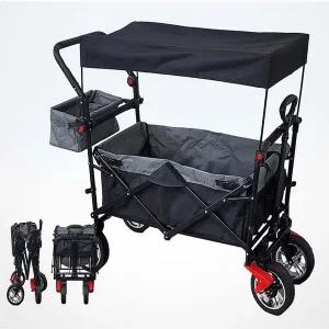 [셀러에이드]다용도 초경량 접이식 캠핑웨건 103 지붕형
