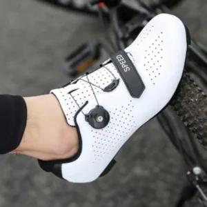 평페달 자전거 신발 클릿 슈즈 로드용 통기 통풍 잘되는 미끄럼방지 스피닝 자전거 로드
