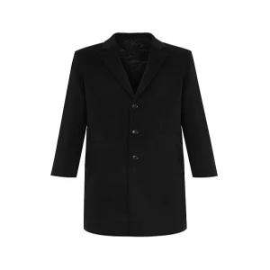 [보스트로]블랙 캐시미어혼방 핸드메이드 코트-M1OC2401