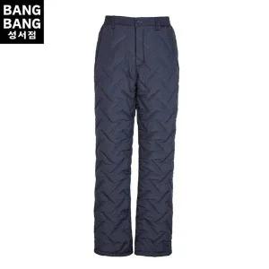 [뱅뱅] HC04 겨울남성 퀄 팅 허리밴딩 솜 패딩바지 골프 낚시 등산 방한용 따뜻한 (S42529497)
