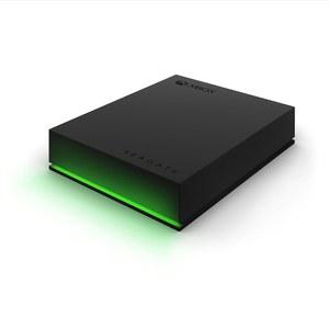 Seagate Xbox 5TB 외장 하드 드라이브 휴대용 HDD용 게임 - USB 3.2 Gen 1, 블랙, 내장 그린 LED 바, 인증, 3년 구조 서비스(STKX5000403)
