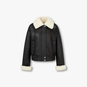 [롯데백화점]보브 세미 컬리 무스탕 점퍼(7115475904)