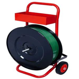 pet밴드 거치대 디스펜서 트롤리 노끈 이동식 포장 코드 실링기 도구 얇은 기 밴딩끈