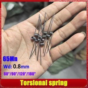 65Mn 와이어 직경 0.8mm 스프링 강철 재설정 초강력 토션  가능 60  /90 /120 고 V형