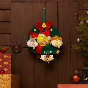 루니툰즈 카카오프렌즈 크리스마스 리스 인형 춘식이