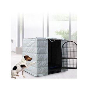 애견하우스 단열재 보호 덮개 보온 동계 방풍 푸른 51x36x43 패드 제외 방한 대형견 개집 단열