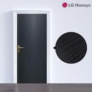 LG현관문시트지 페인트우드 차콜블랙 헤라증정