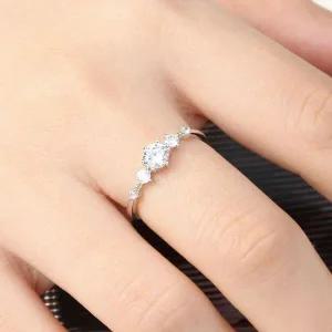 [골드스마일]여성 가드링 반지 925은 반지 쌍가락지 여자 특이한반지 은반지