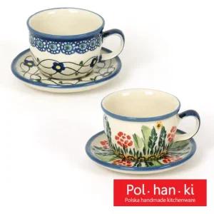폴핸키. 폴란드그릇 - 모카 커피잔세트 [패턴2종] 선택1