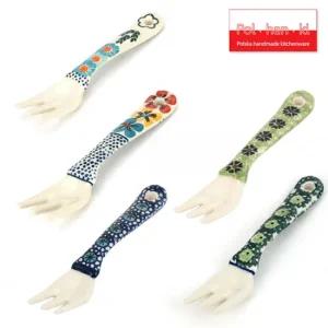 폴핸키.폴란드그릇 - 도자기 포크 [패턴5종] 선택 1