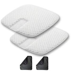 (1+1)코마6세대U형 실리콘방석 벌집방석 통풍방석 특대형 2개+커버2개