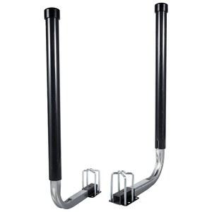 요로벤트 보트 트레일러 가이드 40인치/48인치 높이 조절 가능, 방청 아연 도금 강철 스키 보트, 낚시 요트 트레일러용 PVC 파이프가 포함된 폴 키트