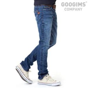 [구김스] 801_BL 플라이 슬림 스트레이트 진(Fly Jeans)