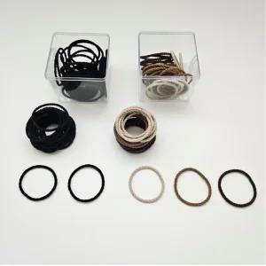 꽈배기 컬러 머리끈 고무줄 헤어밴드 여성 기본머리끈 헤어