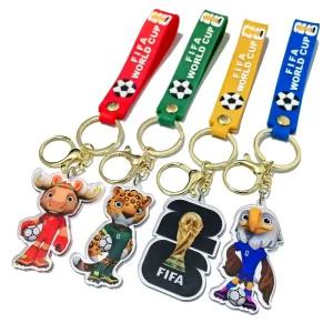 2026 FIFA 피파 월드컵 마스코트 키링 북중미 축구 대회 엠블럼 굿즈 열쇠고리