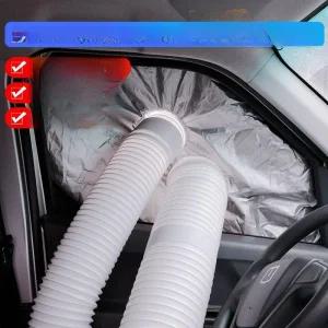 차량 창문 배기구 히터 텐트 가림막 무시동 에어컨