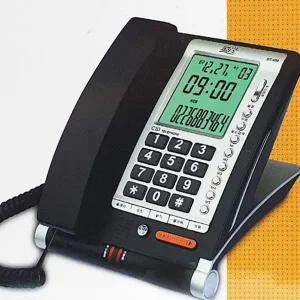 발신자 표시 전화기 사무실용 업소용 가정용 유선 전화기 단말기 블랙 액정