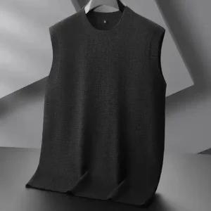 남성 데일리 니트 라운드넥 빅사이즈 라운드 조끼 민소매 나시 가을 겨울 이너웨어 힛템