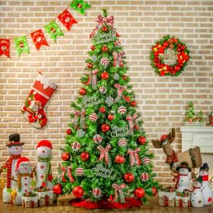 크리스마스 트리 대형 270cm 해피 롤리팝 스카치 솔잎 풀세트 (전구및 장식 포함) 인형제외