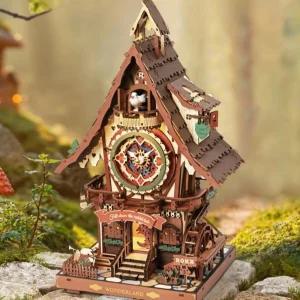 로보타임 ROKR 뻐꾸기 시계 로커 나무 뻐꾸기시계 우드